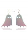 Boucles d'oreilles couleur laser fantôme translucide