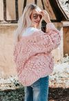 Tricotez votre Amour Cardigan rose