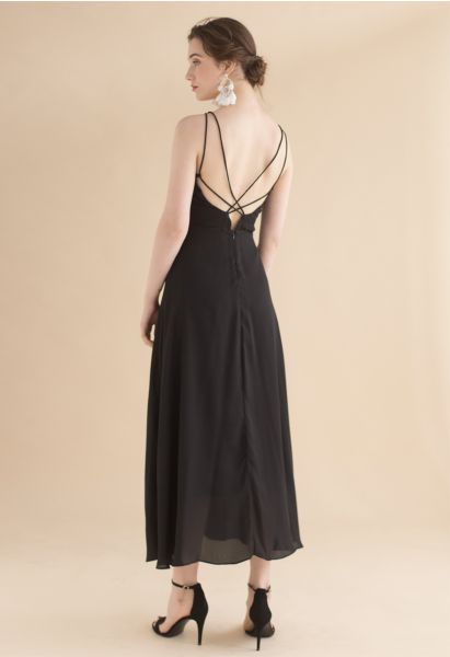 Magnifique mouvement Maxi Cross Back Back en noir