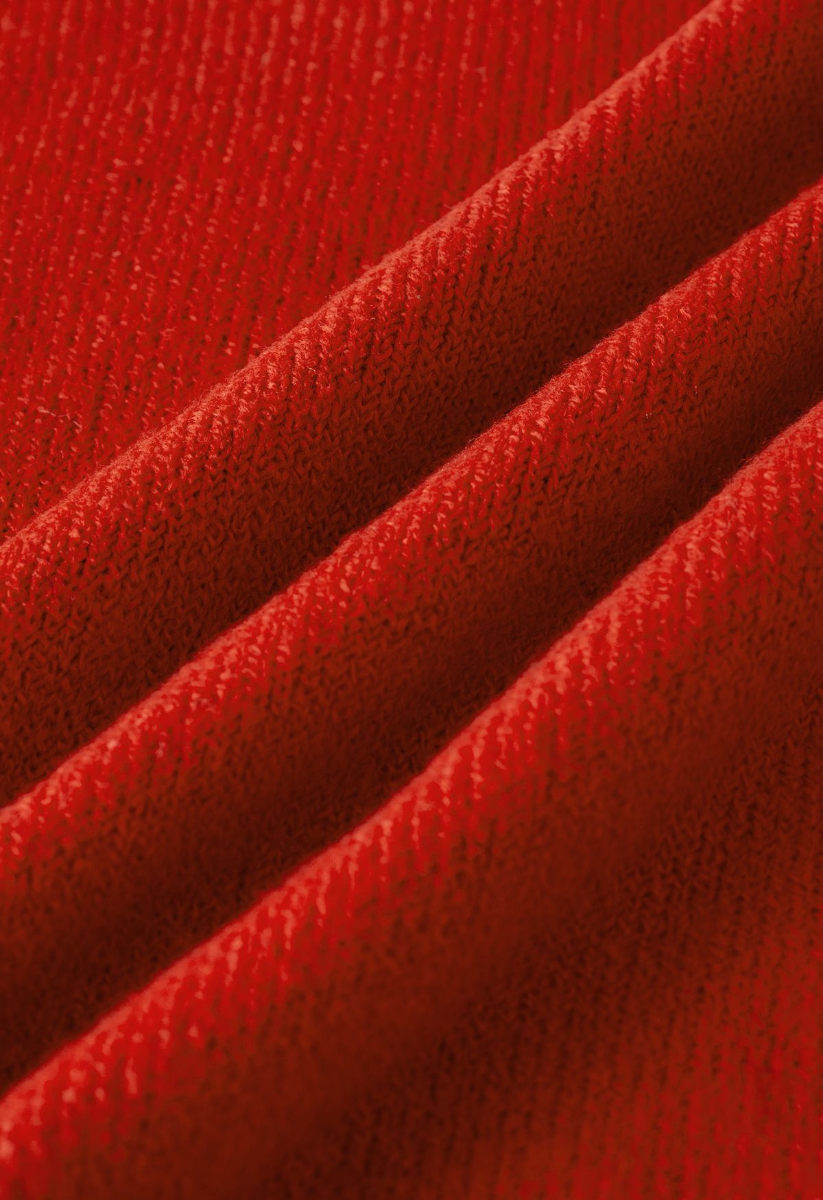 Haut en Tricot Père Noël Fuzzy en Rouge