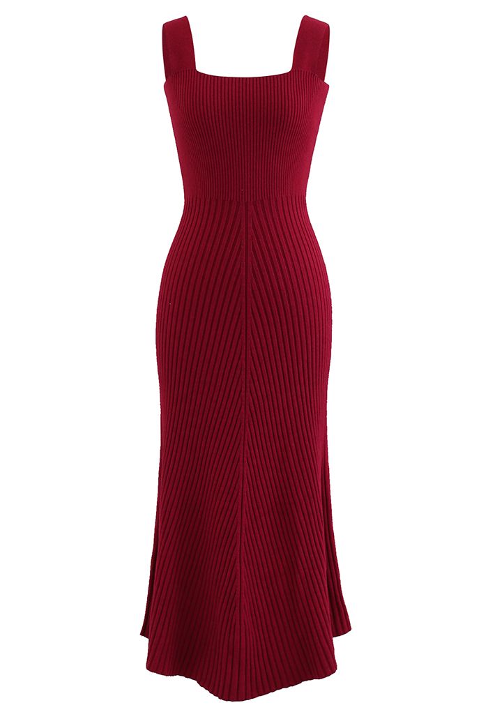 ROBE CAMI EN MILLE DOUCE ET ÉLEVÉE EN ROUGE