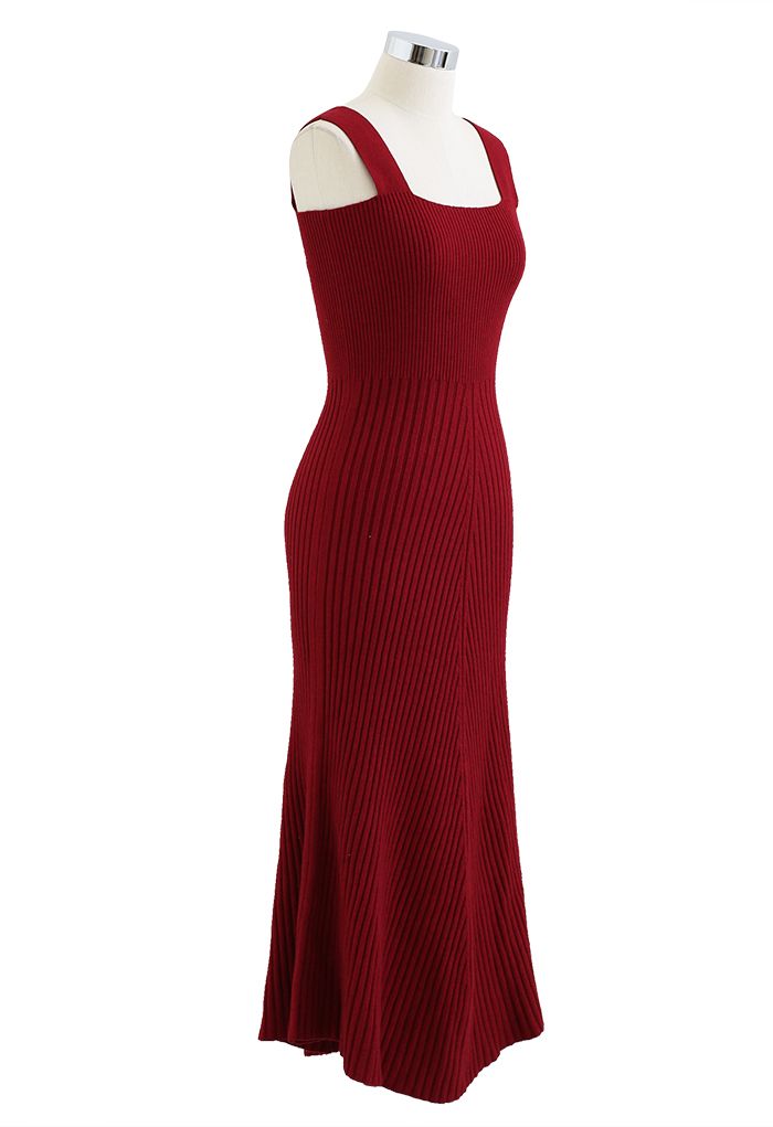 ROBE CAMI EN MILLE DOUCE ET ÉLEVÉE EN ROUGE