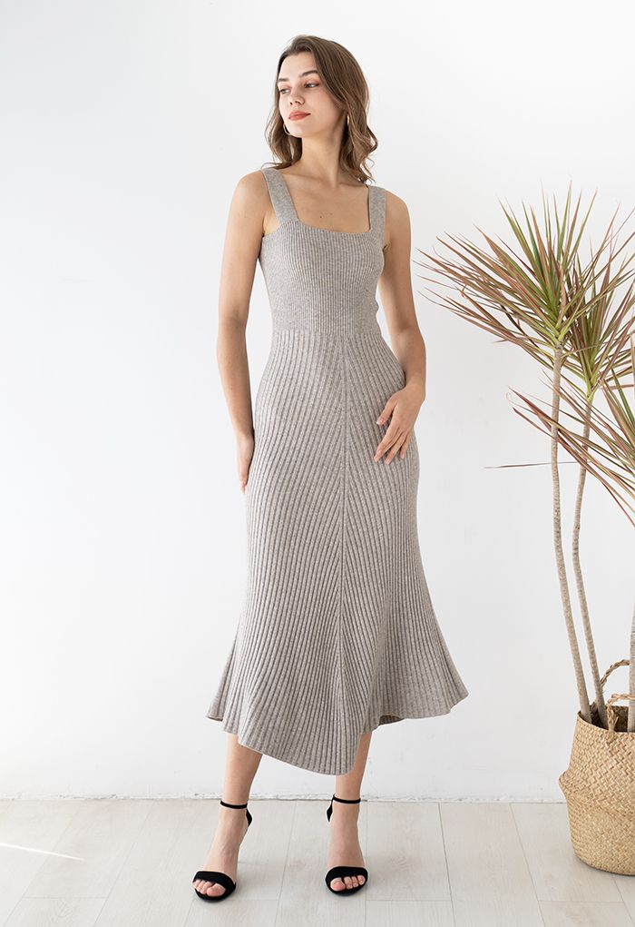 Robe caraco fine en tricot doux en lin