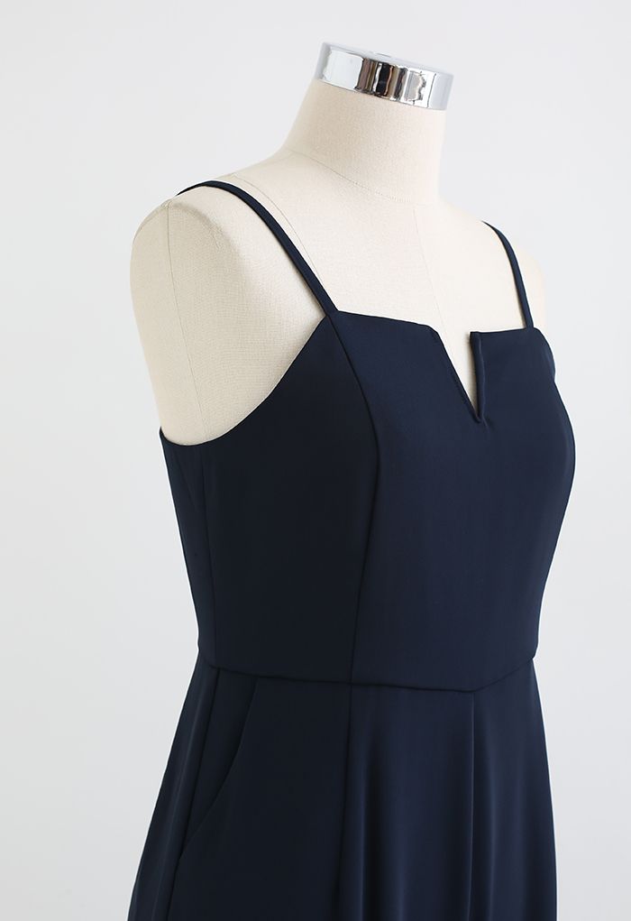 Eternal Neatness Cami Jumpsuit en bleu marine