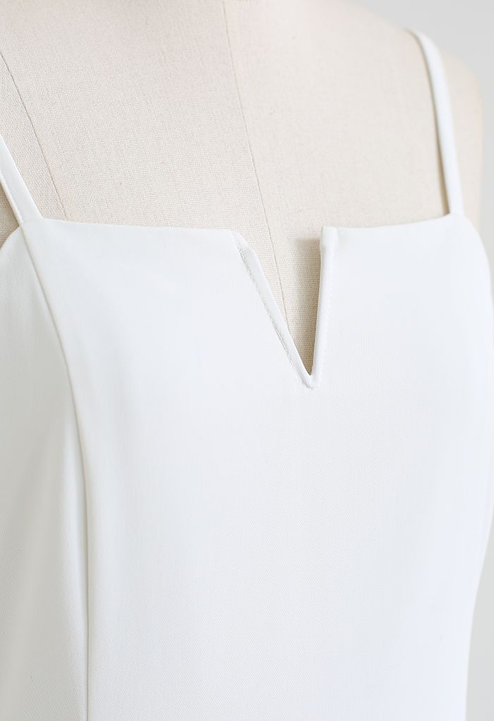 Eternal Neatness Cami Jumpsuit en blanc