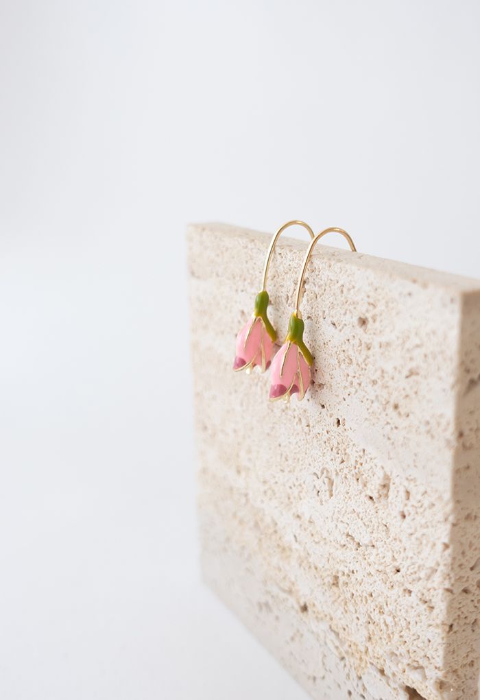 Boucles d'oreilles à crochet tulipe