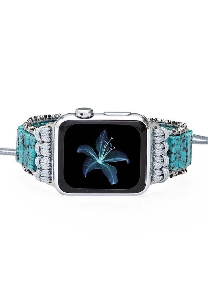 Bracelet de montre en pierre turquoise Simplicity