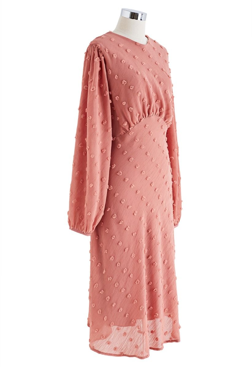 Robe mi-longue transparente Cotton Candy en citrouille