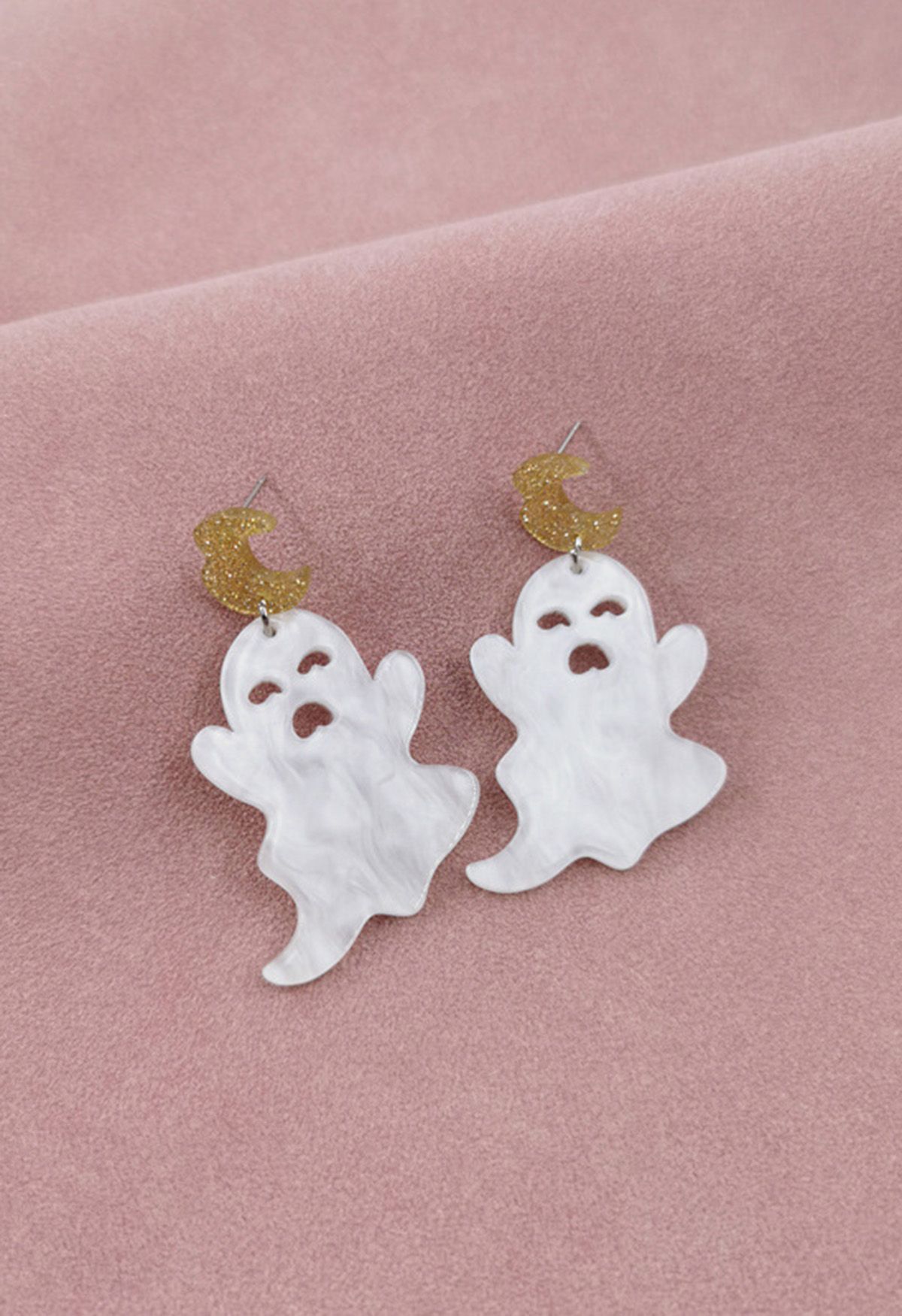 Boucles d'oreilles fantôme hanté de dessin animé