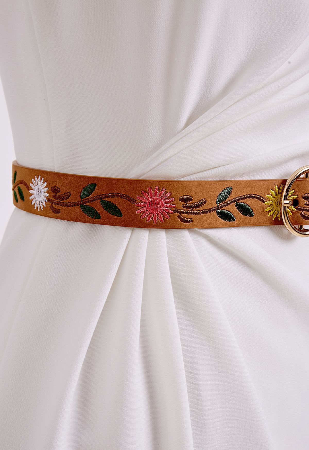 Ceinture Brodée Petite Fleur