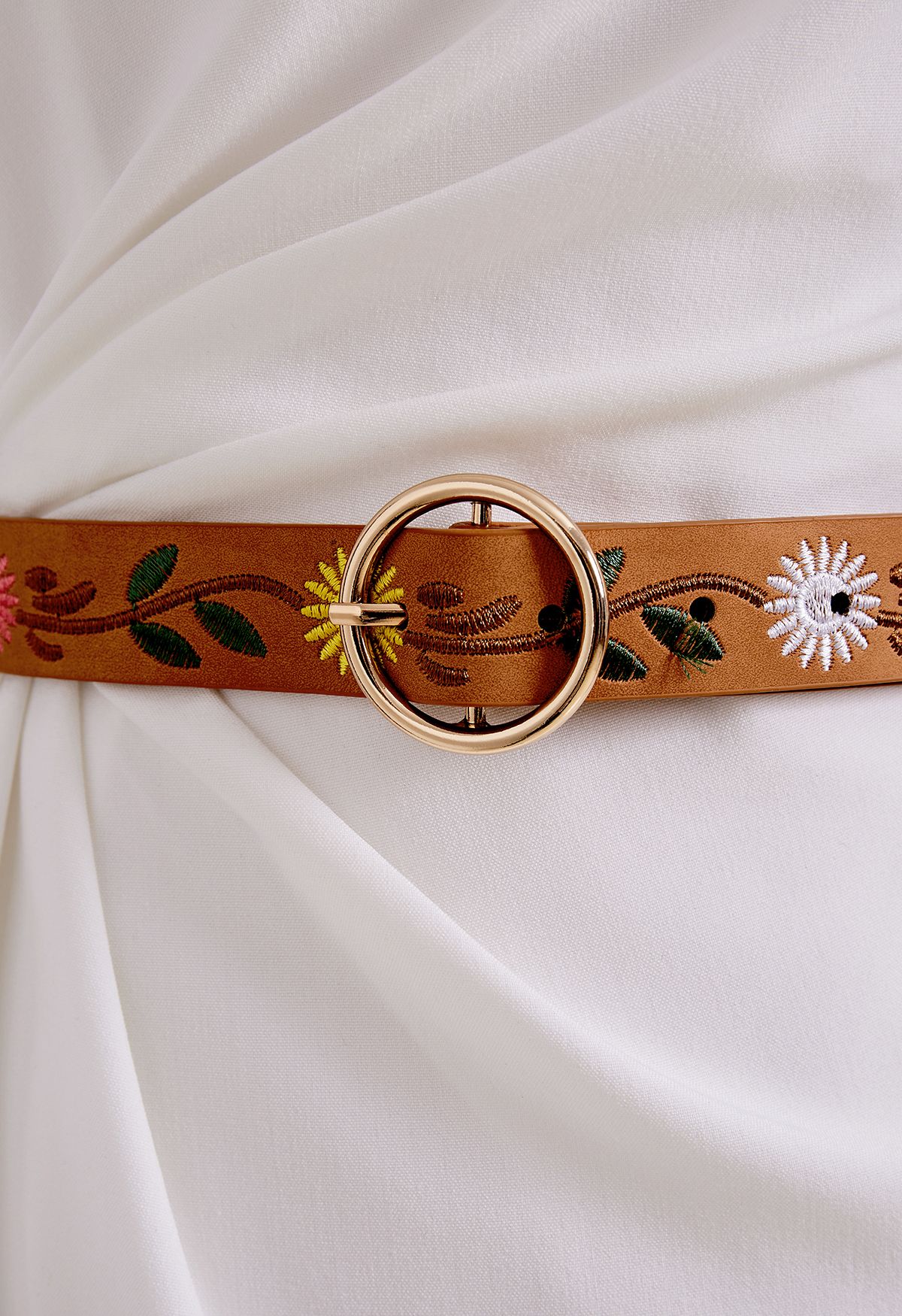 Ceinture Brodée Petite Fleur