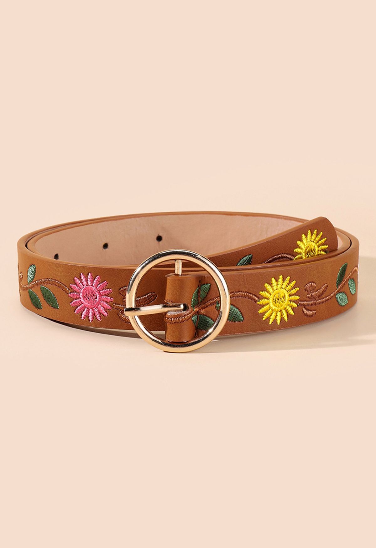 Ceinture Brodée Petite Fleur