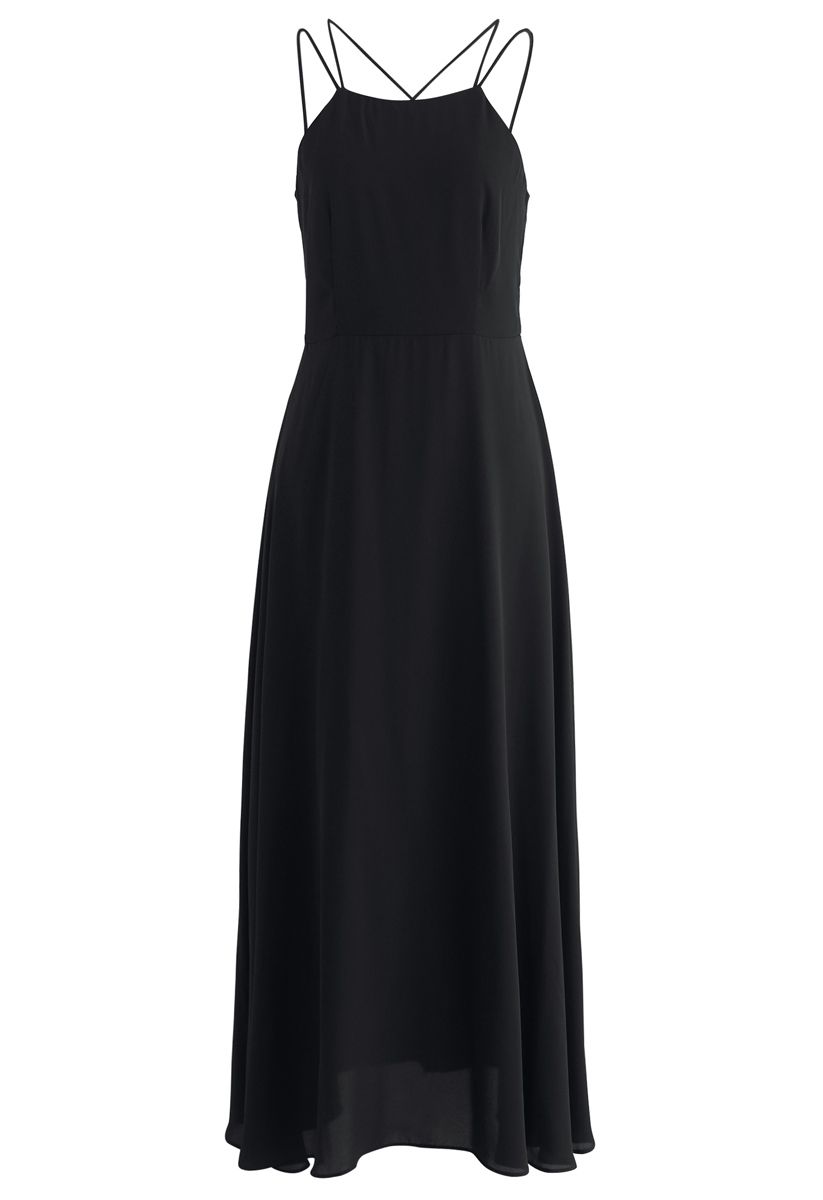 Magnifique mouvement Maxi Cross Back Back en noir