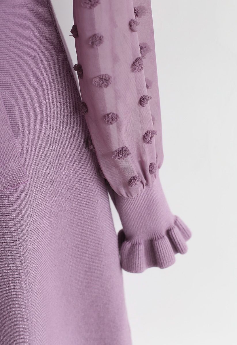 Robe cache-cœur There You Go en violet