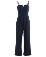 Eternal Neatness Cami Jumpsuit en bleu marine