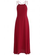 Magnifique mouvement Maxi Cross Back Back en rouge